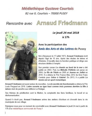 Arnaud Friedmann 2018